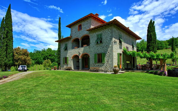 Villa Lo Scoiattolo: Draussen, Garten