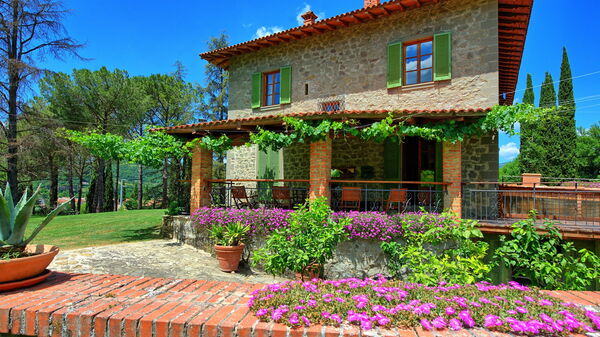 Villa Lo Scoiattolo: Außen, Draussen, Garten, Sommer