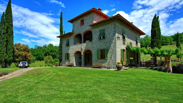 Villa Lo Scoiattolo: Draussen, Garten