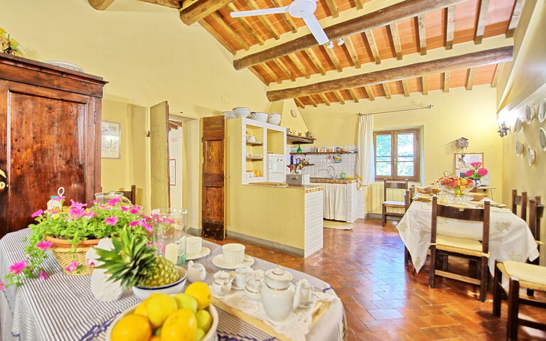 Villa Elisa: Esszimmer, Küche