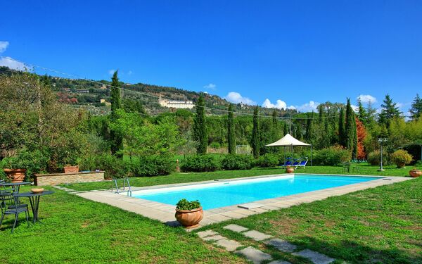 Villa Elisa: Garten, Schwimmbad