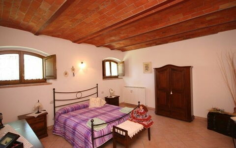 Unterkunft Pienza b: Schlafzimmer