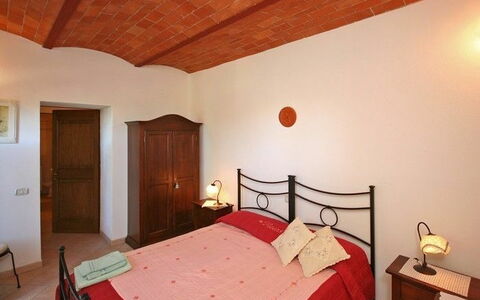 Unterkunft Pienza b: Schlafzimmer