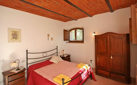 Unterkunft Pienza a: Schlafzimmer