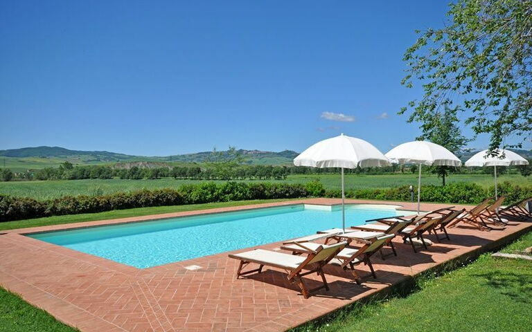 Pienza: Garten, Schwimmbad