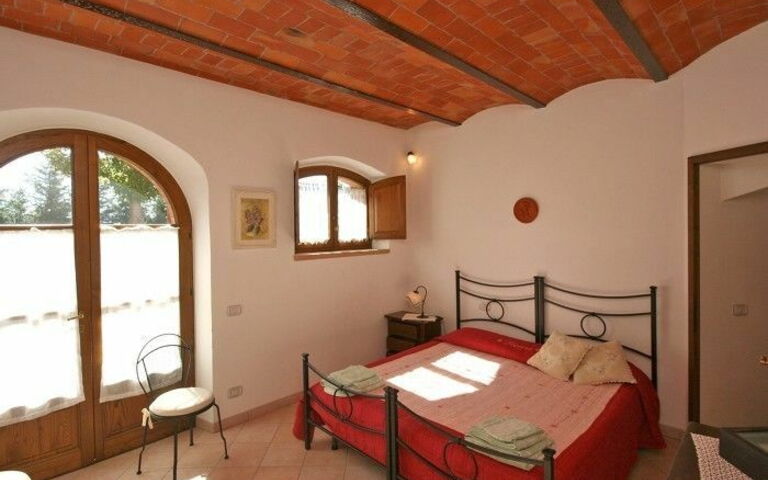 Unterkunft Pienza a: Schlafzimmer