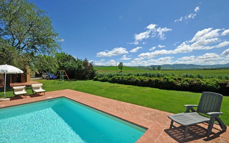 Pienza: Garten, Schwimmbad