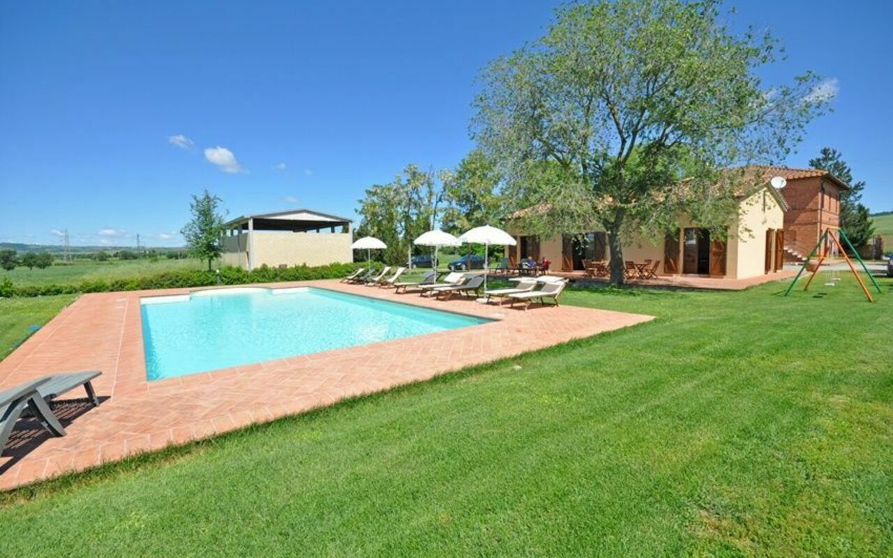 Pienza: Garten, Schwimmbad