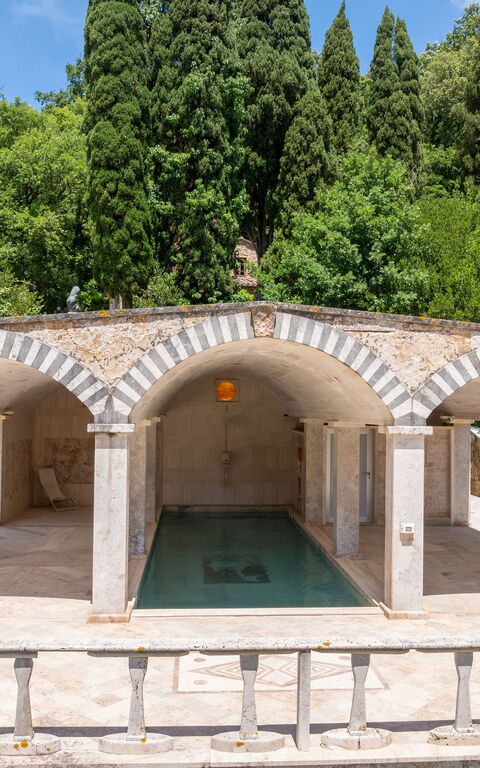 Le Querciolaie with Geothermal Pool: Draussen