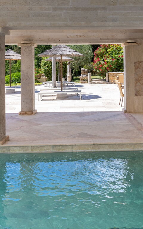 Le Querciolaie with Geothermal Pool: Draussen, Schwimmbad, Whirlpool