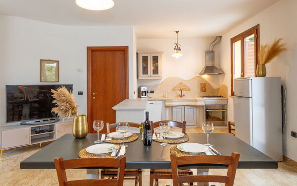 Unterkunft Dependence 3: Esszimmer, Küche, Wohnzimmer