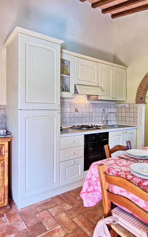 Il Salice: Esszimmer, Küche, Wohnzimmer