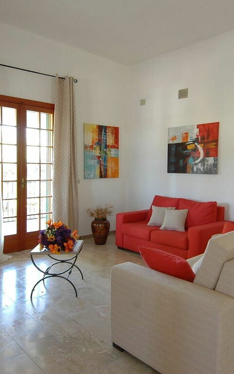 Villa Contrada: Esszimmer, Wohnzimmer