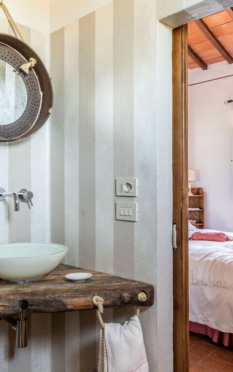 Villa Castiglione: Bad, Schlafzimmer