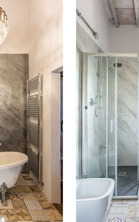 Villa Castiglione: Bad