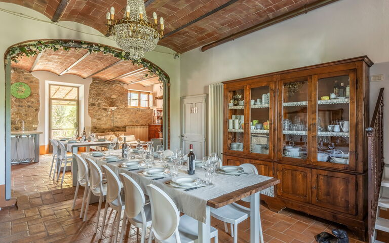 Villa Castiglione: Esszimmer