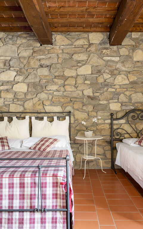 Villa Casentino: Schlafzimmer