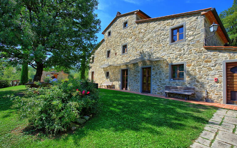 Villa Casentino: Draussen, Garten, Schwimmbad