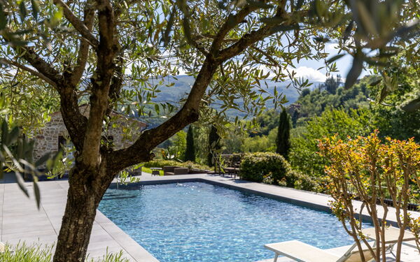 Villa Casentino: Schwimmbad