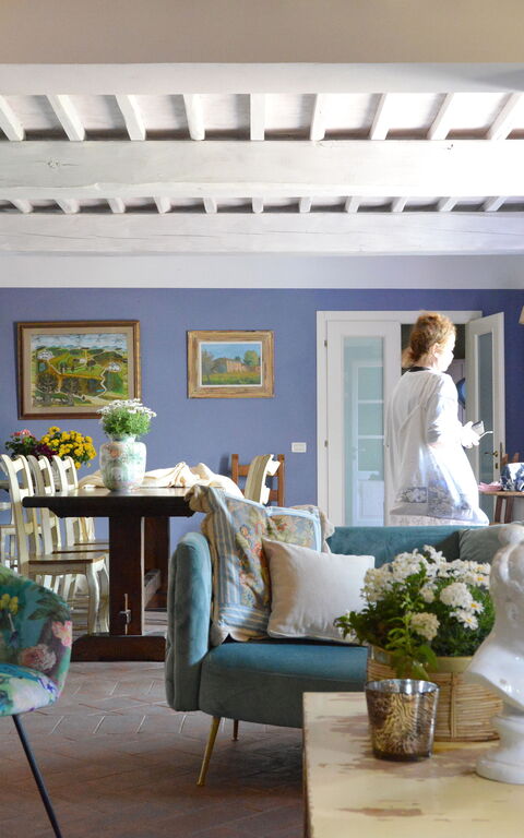 Villa Marginone: Wohnzimmer