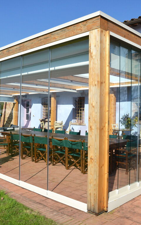 Villa Marginone: Außen, Balkon / Terrasse / Patio, Draussen, Esszimmer, Garten