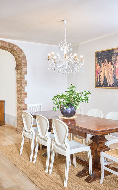 Villa Cassia: Esszimmer