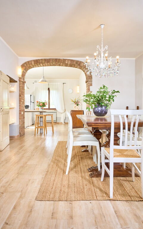 Villa Cassia: Esszimmer