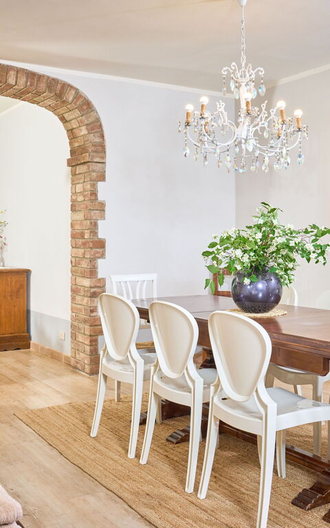Villa Cassia: Esszimmer
