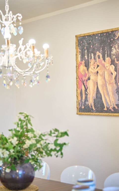 Villa Cassia: Esszimmer