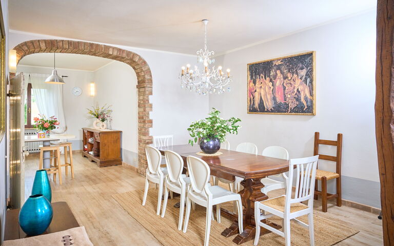Villa Cassia: Esszimmer