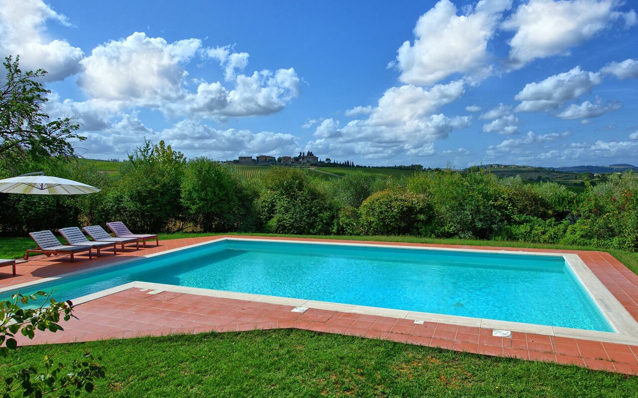 San Carlo: Garten, Schwimmbad