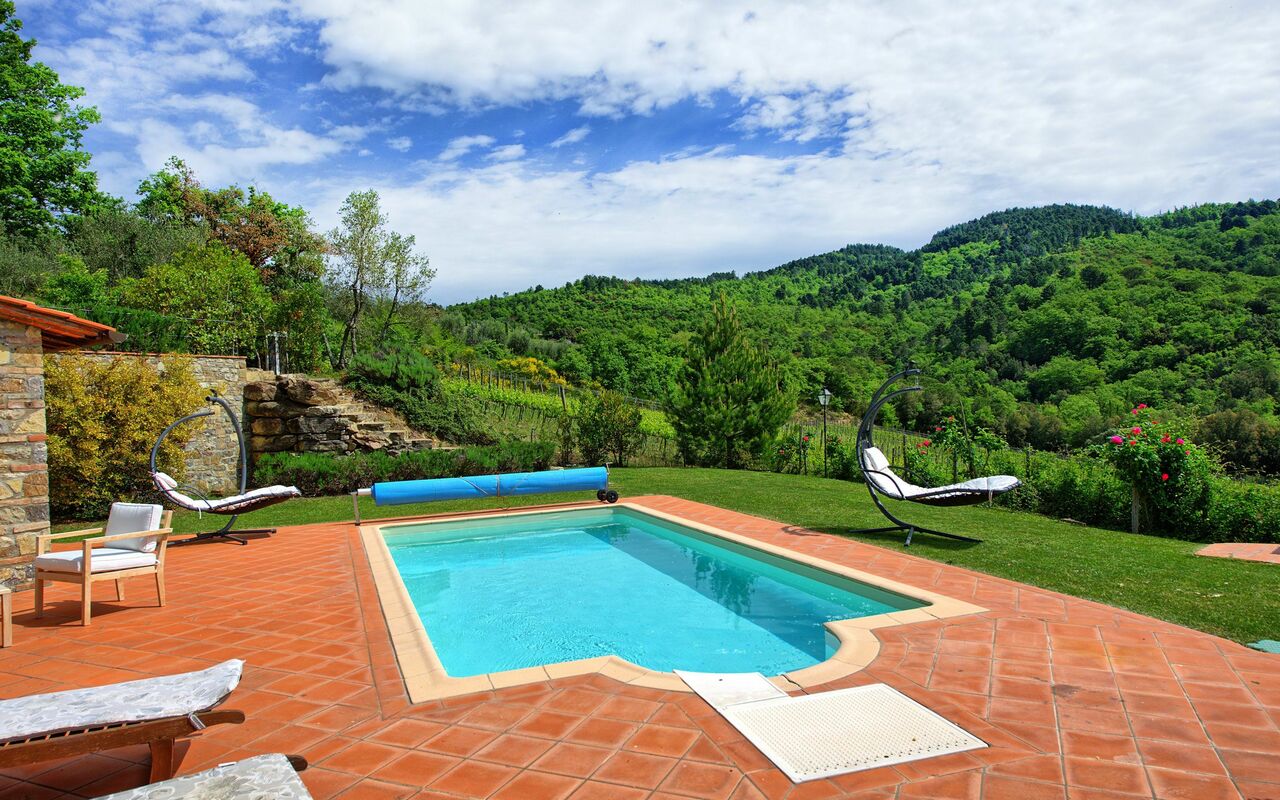 Villa Barbischio: Garten, Schwimmbad