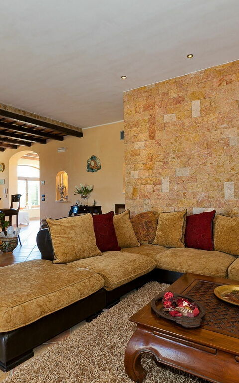 Villa Oasi: Wohnzimmer