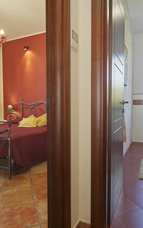 Villa Oasi: Bad, Schlafzimmer