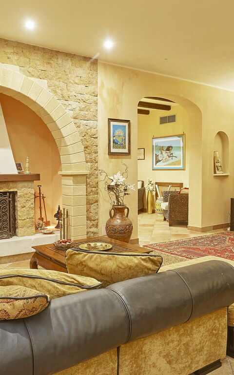 Villa Oasi: Wohnzimmer