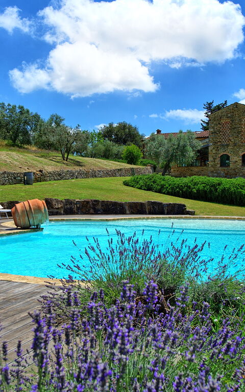 Villa Ferdinando: Schwimmbad, Sommer