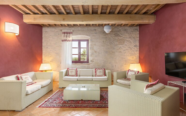 Villa Ferdinando: Wohnzimmer