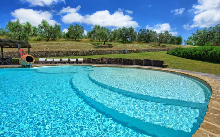 Villa Ferdinando: Schwimmbad, Sommer