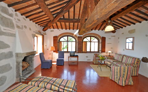 Unterkunft Civetta 8: Wohnzimmer