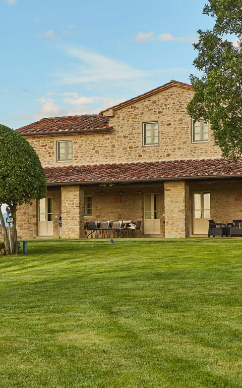 Villa Agazzi: Balkon / Terrasse / Patio, Garten