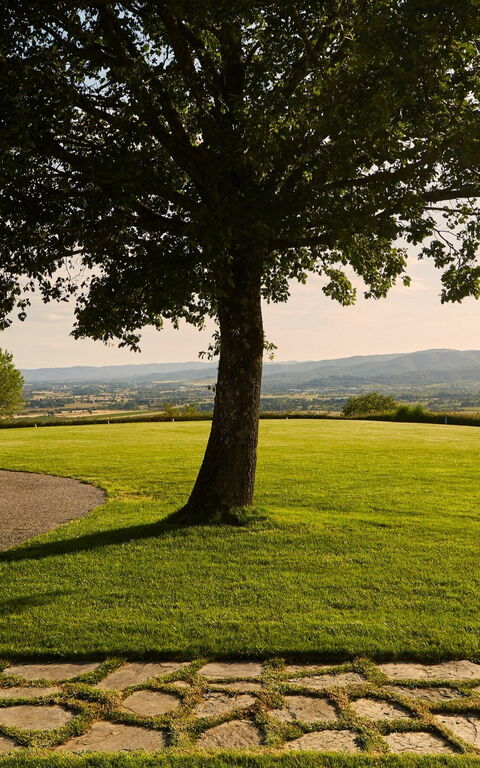 Villa Agazzi: Ansichten, Garten