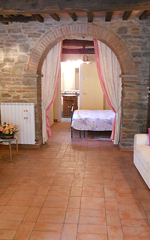 Casa Stefy: Küche, Wohnzimmer