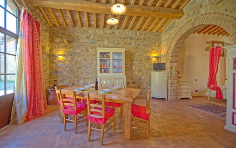 Unterkunft Arturo 2 - Dependance: Esszimmer, Wohnzimmer