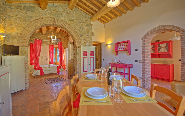 Unterkunft Arturo 2 - Dependance: Esszimmer, Wohnzimmer