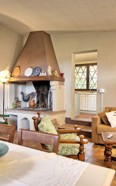 Casa Ovile: Esszimmer, Wohnzimmer