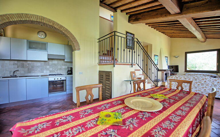Villa Ulivi: Esszimmer, Küche