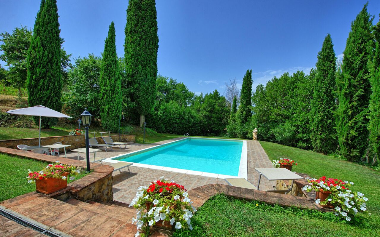 Villa Gloria: Ansichten, Garten, Schwimmbad