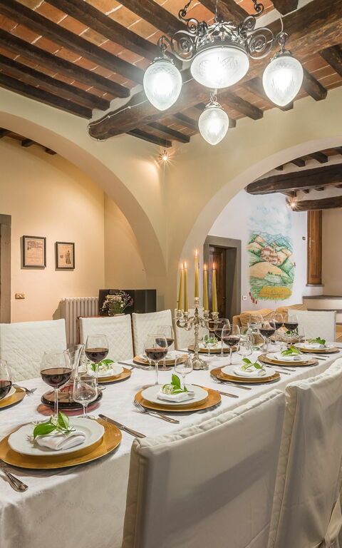 Palazzo Rosadi: Esszimmer