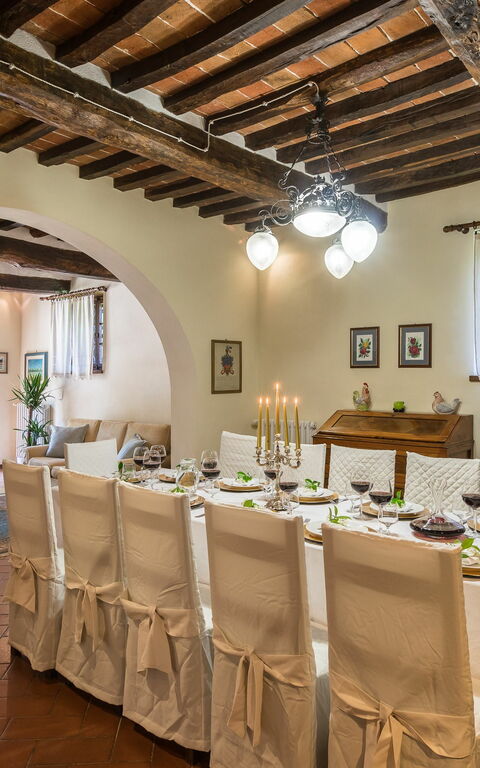 Palazzo Rosadi: Esszimmer, Wohnzimmer