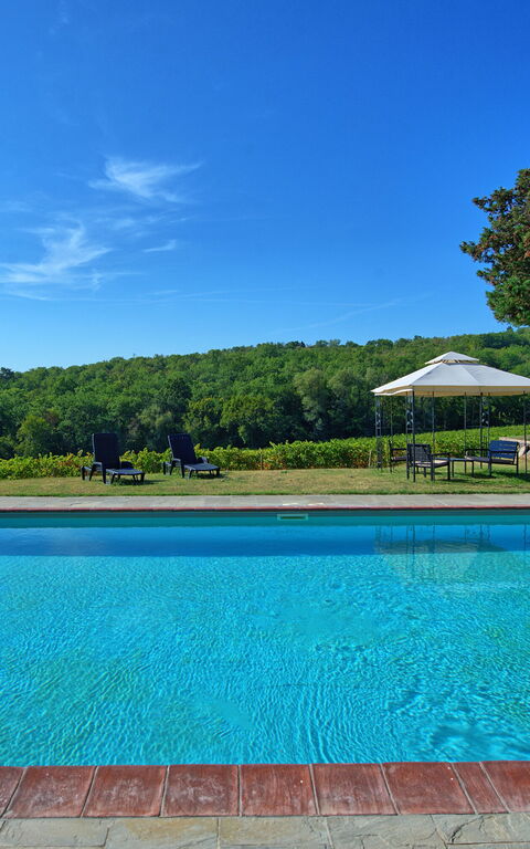 Casavecchia: Schwimmbad, Sommer